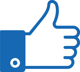 thumbs up flat icon, icon