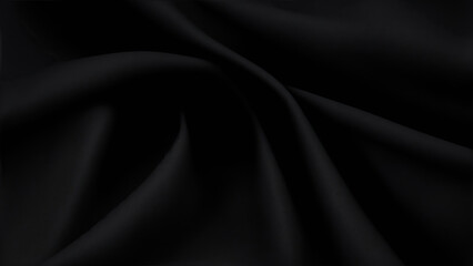 Obraz premium Dark black muslin background