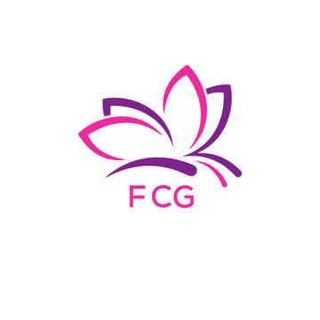 FCG Letter logo design template vector. FCG Business abstract connection vector logo. FCG icon circle logotype.
