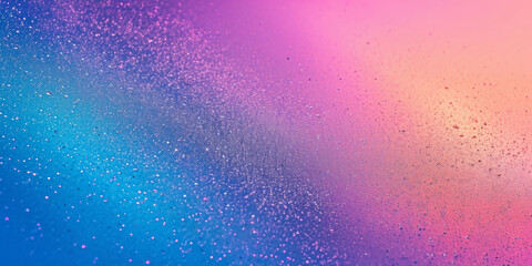 Sparkling gradient from blue to pink.