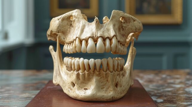 Delve into the world of ancient human remains with this enlightening skull fragment, providing essential clues for archaeological exploration and study