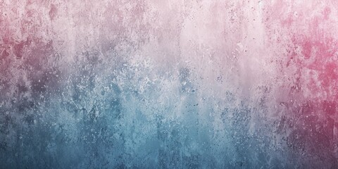 Grungy textured gradient from dusty pink to icy blue with a distressed overlay.