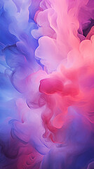 Fototapeta premium Wallpaper art Explosions vibrant multicolored smoke create an otherworldly spectacle, smoke neon colorful swirling vibrant liquid colors twirling against inky darkness the background Generative Ai