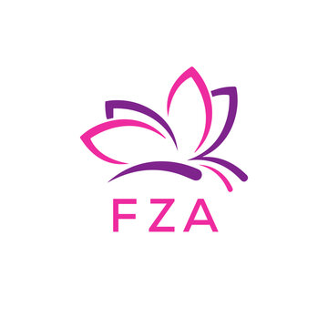 FZA Letter logo design template vector. FZA Business abstract connection vector logo. FZA icon circle logotype.
