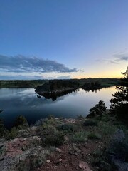 Fototapeta na wymiar Wyoming Lake