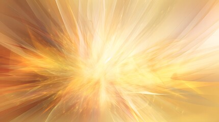 abstract background with golden yellow light rays