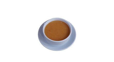 traditional Turkish soup Tarhana, isolated