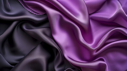 Obraz premium Purple and Charcoal Gray silk background