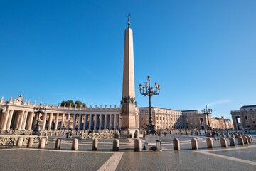 Obelisk on the square of St Peter in the Vatican, Rome, Italy