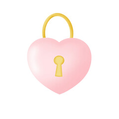 Lock with heart