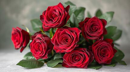 Obraz premium bouquet of red roses