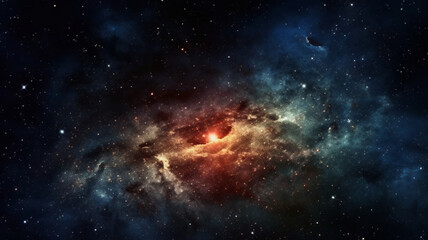 Naklejka na ściany i meble Galaxies - Space - Cosmos