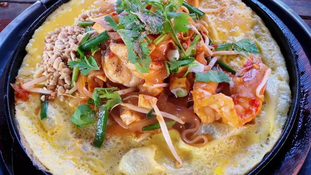Pad Thai, street food in Thailand