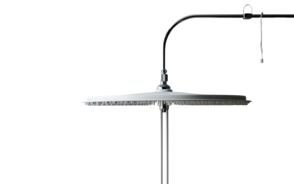 Modern Sophisticated Shower on Transparent Background