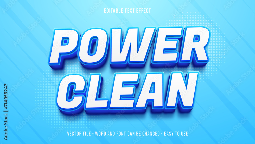 Poster editable text effect clean mock up