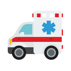 ambulance car emoji vector illustration © valvectors