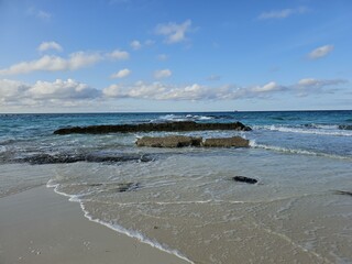 Water Cloud Sky Fluid Natural landscape Beach