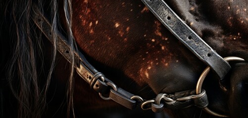 A close-up of a horse's muzzle, capturing its intricate textures and delicate features.