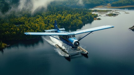 Propeller Plane Adventure- Exploring Remote and Scenic Locations from Above