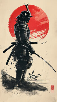 picture of a samurai warrior with katana
