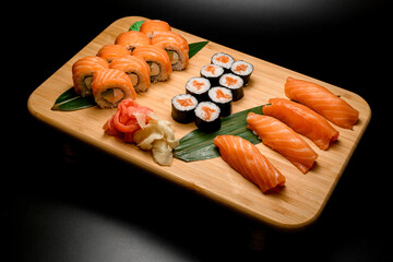 Assorted tuna delights on a tray