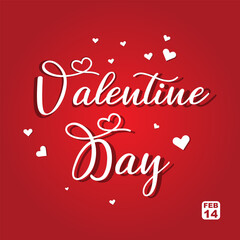Happy Valentine Day Unique Vector Design Illustration  