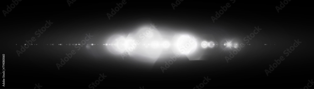 Poster glowing light effect. sparkling highlights of a bright flash with a bright flickering shimmer. vecto