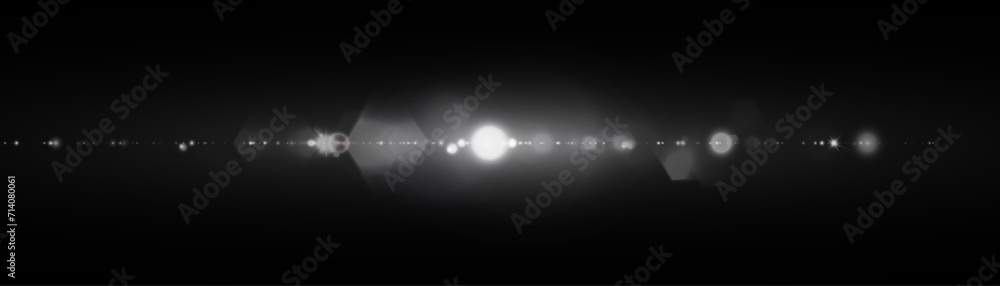 Poster glowing light effect. sparkling highlights of a bright flash with a bright flickering shimmer. vecto
