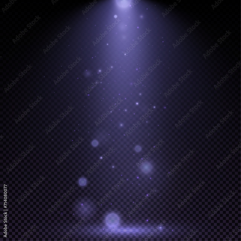 Aufkleber spotlights. spotlight effect for stage and presentation illuminated by spotlights. vector illustrati