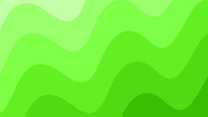 green gradient waves abstract background