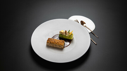 Plat restaurant gastronomique