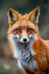 Obraz premium Close-up of Red Fox Looking at Camera