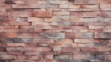 Brick wall background, blush colorful grunge texture or pattern for design. Generative ai