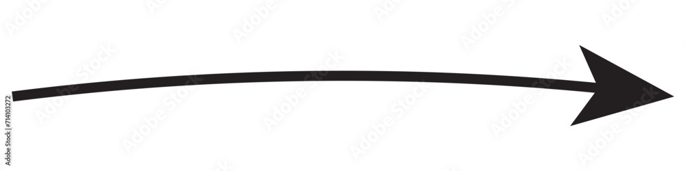 Poster black arrow icon. arrow pointing to the right.long arrows vector set. arrow icon collection. set dif