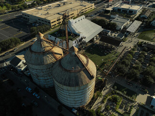 Aerial View of the Magnolia District in Waco, Texas