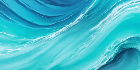 Abstract wavy water ocean background. Abstract ocean splashing waves.