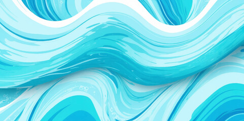 Sea water ocean wave vector background. Blue water ocean sea wave seamless background.
