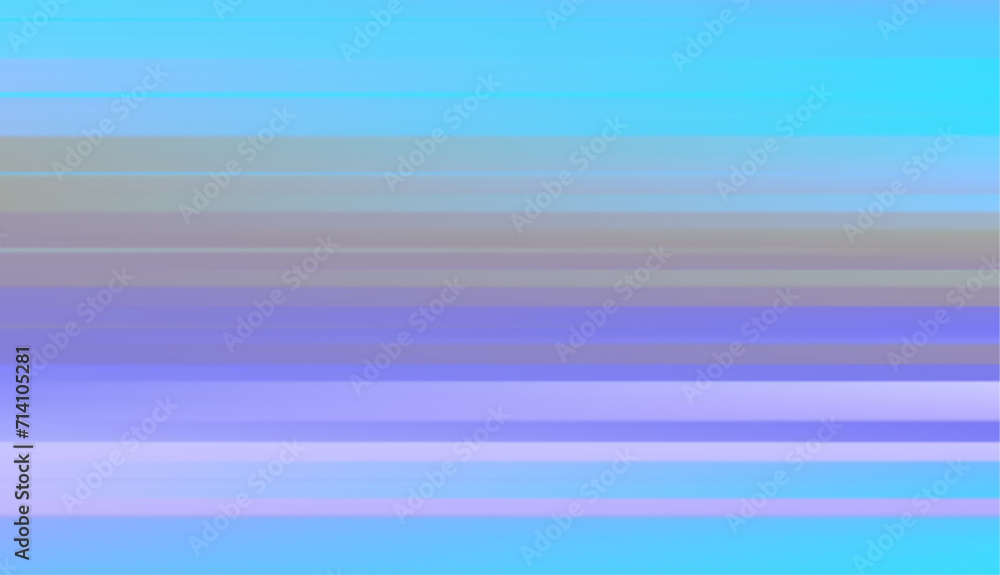 Poster Abstract defocused horizontal background with horizontal smooth blurred lines. Vector texture