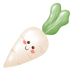 Mixed vegetables set clip art