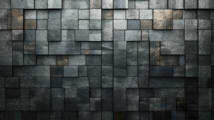 Brick wall background, silvers colors grunge texture or pattern for design, wallpaper. Generative ai