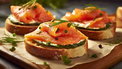 Smoked Salmon Toast: A Tasty and Healthy Gourmet Snack