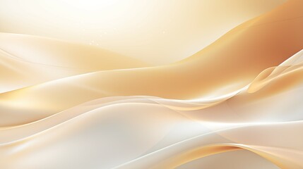 The abstract wallpaper background with a white and gold wave.