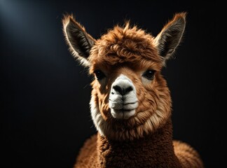 Alpaca Beauty Against the Abyss