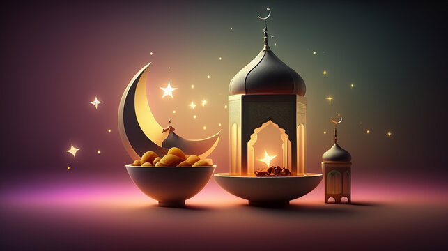 Eid al-Fitr and ramadan day celebration