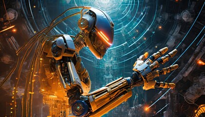 artificial intelligence robots work in industry 