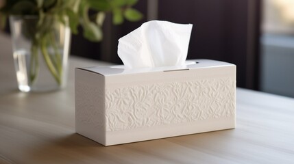 Relief in a Box: Open Tissue Box for Runny Noses and Viral Illnesses