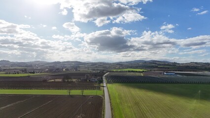 Driving on the countryside