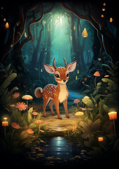 deer in the forest