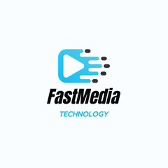 Fast Media logo for business
