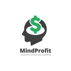Mind profit logo desing 